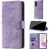 CaseGla Cover per Samsung Galaxy A35 5G, Viola | Blocco RFID, Portafoglio Pelle PU, Flip Libro, Porta Carte, Magnetica Libretto, Antiurto Protezione Completa