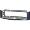 tomzz Audio 2451-015 Cornice della radio compatibile con Smart fortwo (450) 1998-2007 blu con slot in metallo