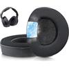 SOULWIT Cuscinetti auricolari in gel di raffreddamento di ricambio per Sennheiser HDR160(HDR 160/RS160/TR160)/HDR170(TR170/TR 170/RS170)/HDR 180(TR180/RS 180)cuffie, con schiuma di isolamento acustico