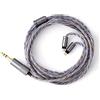 Linsoul Tripowin Zoe - Cavo per auricolari aggiornato a 4 fili di rame puro placcato argento rame placcato oro, filo di Litz 24AWG compatibile con KZ ZS10 Pro TINHIFI T2 T3 Plus(0,78mm 2pin)