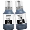 LAIPENG 113 Inchiostro Compatibile con Epson 113 per ET-16150 ET-16600 ET-16650 ET-16680 ET-5150 ET-5160 ET-5170 ET-5800 ET-5850 ET-5880 Pro ET-15000 ET-5800 ET-5850 ET-5880 Stampante (BK*2)