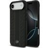 CG MOBILE Mercedes Foglie di alloro in pelle compatibile con MagSafe Custodia per iPhone 17 Air (nero)