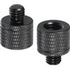 PATIKIL Adattatore Vite Treppiede 3/8 Femmina a M8 Maschio, 2Pz Vite per Microfono Vite Fotocamera Convertitore Doppia Testa per Supporto Microfono Accessori Braccio Magico