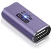 ELUTENG Connettore USB C da 40 Gbps, 240 W, ricarica rapida, da tipo C femmina a femmina, supporta connettore USB C da 8 K a 60 Hz, per iPhone 17, 16, 15 Series (1)