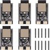 QIQIAZI ESP-C6 ESP-C6 Schede di sviluppo,ESP C6 Modulo Supporto WiFi+Bluetooth 512KB 320KB ROM 4MB FLASH con Type-C Interfaccia,Compatibile con Arduino（5PCS)