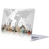FFBOFFC Cover Compatibile con 2025-2021 Macbook Pro 16 pollici M1 M2 M3 M4 Max A2485 A2780 A2991 A3186 A3403, Custodia Rigido Protettivo con Macbook Pro 16, Edifici importanti