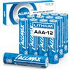 ALLMAX BATTERY Batterie Allmax AAA al litio Maximum Power (12 Pezzi) - Lunga durata, a prova di perdite, conservazione fino a 20 anni, prestazioni superiori - 1.5V