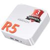 GEEKOM A7 con AMD Ryzen 5 7535HS,1TB SSD,16GB DDR5 RAM(Memoria DDR Espandibile,Non LPDDR),LAN 2.5G Ultra Veloce,Mini PC Windows 11 Pro,USB4.0,Slot SD per Creatività/Ufficio/Casa