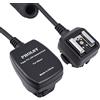 PHOLSY Cavo di Sincronizzazione Fotocamera Flash Cavo per Flash Esterno Separato dalla Fotocamera TTL Compatibile con Nikon DSLR - 6.5' (2 m) Rimpiazzare SC-28 / SC-29