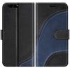 BoxTii Cover per Huawei P10, Custodia in PU Pelle Portafoglio per Huawei P10, Magnetica Cover a Libro con Slot per Schede, Nero