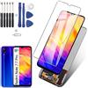 RongZy Schermo LCD Display per Xiaomi Redmi Note 7/Note 7 PRO + Touch Screen Assemblea Sostituzione Schermo di Vetro Digitalizzatore con Strumenti(Nero)