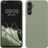 kwmobile Custodia Compatibile con Samsung Galaxy A05s Cover - Back Case per Smartphone in Silicone TPU - Protezione Gommata - verde grigio