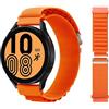 FiiMoo Nylon Cinturino Compatibile con Garmin Venu 3/Venu 2/Garmin Forerunner 265/Forerunner 965/255, 22mm Ricambio Cinturino, Regolabile Nylon G-Hook Cinturini per Garmin Vivoactive 4-Arancione
