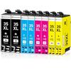 SINOPRINT 35XL Cartucce d'inchiostro compatibili con Epson 35 XL Multipack per Workforce Pro WF-4720 WF-4725 WF-4730 WF-4740 WF-4720DWF WF-4725DWF WF-4730DTWF WF-4740DTWF(2 nero 2 ciano 2 magenta 2