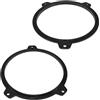 tomzz Audio 2804-010 Staffe adattatore anelli altoparlanti compatibili con BMW 3 E46 porta anteriore per altoparlanti DIN 165mm