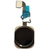 DHLK® Cavo Tasto Home Compatibile con iPhone 6S Nero - No Impronta Digitale (A1633, A1688, A1700)