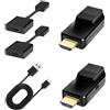 KUYIA Ripetitore HDMI Extender 60M/196ft, 1080P@60Hz RJ45 a HDMI, cavo OFC, compatibile con PS4/DVD/TV Box con cavo di prolunga HD