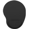 PATIKIL Tappetino Per Mouse Ergonomico, Tappetino Per Mouse In Gel Con Supporto Per Polso Schiuma A Memoria Tappetino Per Computer Con Base Antiscivolo Per Ufficio Computer Portatile, Nero