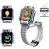 imoo X10, smartwatch per bambini con GPS con scheda SIM, smartwatch 4 G LTE, con doppia fotocamera, orologio di tracciamento, grandangolo da 1,6, 98°, anti-shake, 32 GB ROM, SOS (grigio)