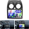 SIXTOP 4+64G Autoradio Android 15 per Nissan Qashqai J10 2006-2016, 9 Schermo per Auto con Wireless CarPlay Android Auto, Mirror Link Bluetooth GPS WiFi FM RDS + Telecamera Retromarcia & MIC