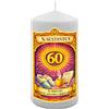 Bombo maxi candela compleanno 60 anni con papiro