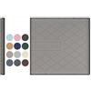 URMONA Tappetino Sottolavello Impermeabile per Cucina 35 x 55 cm, Tappetino in Silicone per Mensole e Organizer, Protezione per Mobile Sottolavello per Cucina e Bagno (Kaki)