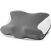 Elviros Cuscino ergonomico cervicale in memory foam con altezza regolabile per maschere CPAP, riduce le perdite d'aria e la pressione della maschera, ideale per chi dorme sul fianco e sulla schiena