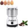 Yuehuamech Mulino elettrico per cereali spezie superfine mulino smash macchina mulino elettrico mini mulino imbuto robot da cucina per cereali noci spezie chicchi di caffè cereali riso 300g