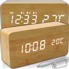 Retoo Sveglia Digitale, Sveglie con Display a LED di Dimensioni, Comodino con Temperatura, Snooze, Sistema 12/24 Ore, Doppio Allarme, 2 Allarme