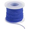 PATIKIL Elastico Per Bracciali 164 Ft/50 Metri Lunghezza 0.8 Mm Diametro 1 Rotolo Cordone Resistente Elastico Per Creazione Gioielli Collane Lavori Di Perlatura Fai Da Te Blu Scuro