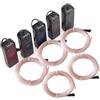 Sunboia 5 x 3 m - Filo al neon a batteria bianco EL cavo ghirlanda luminosa 3 modalità di illuminazione Fix lampeggiante strobo tubo fluorescente EL Wire abbigliamento festivo sera matrimonio auto