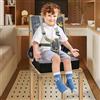 Eyoulife Rialzo Sedia per Bambini Fibbie a 5 Punti, Crialzo Sedia Bambini da Tavolo Rimovibile con Fondo Antiscivolo, Fibbia di Sicurezza Regolabile per Cucina Ristorante
