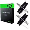 Chooee V-Brake - 2 paia di pastiglie freno per Shimano, 70 mm, colore: Nero