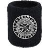 EXPRESS-STICKEREI EXPRESS-TICKERI Bracciale Vichingo Vichingo Visiera vegana Fascia tergisudore per esterni | Bracciale con bussola vichinga Regalo per Allenamento all'aperto | Braccialetto per il sudore | Simbolo
