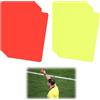 TESSTSY 10 Pezzi Cartellini Arbitro, PVC Arbitro Cartellini Gialli Rossi 8cmX10,5cm