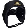 Leo Sports Paraorecchie per Wrestling, Grappling, MMA, BJJ, Rugby, copricapo imbottito in neoprene per arti marziali, judo, jiu jitsu, boxe, combattimento, dorato, Taglia unica