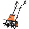 VEVOR Motozappa Elettrica per Orto con Cavo Larghezza di Lavoro 45 cm Profondità 22 cm, Zappatrice a Motore 1500 W per Terreno Campo Prato Cortile Orto Coltivazione con Manubrio Pieghevole da Giardino