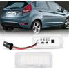 POPMOTORZ LED Luci Targa, 2 Pezzi Luce Targa a LED 18 LED 2835 SMD con Canbus Sesign Senza Errori 6000k Xenon Bianco Plug and Play per Ford Fiesta MK6 JA8 Focus MK2 DA3 DYB Kuga Mondeo MK4 Ranger