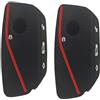 KULCSOK Compatibile con BMW IX X1 Key Fob Cover X5 50e X6 Xdrive40i X7 2025 2024 2023 7 Serie i7 XM Custodia per chiave in silicone 2PCS A Nero