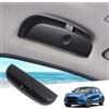 GAFAT Compatibile con Ford Puma MK2 ST Line X 2020-2024 2025 Custodia per Occhiali da Sole Auto, Puma 2024 Organizer Contenitori per Porta Occhiali, Puma Accessori (Nero-Upgrade)