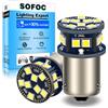 SOFOC BAU15S PY21W LED Luce Retromarcia/Posizione Bianca 6V 12V 24V 6-60V AC/DC Canbus Ready per Moto & Auto 2Pcs