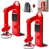 GBKDQQ Fermaporta allarme, porta jammer, blocco porta portatile, dispositivo di sicurezza per casa, hotel e protezione personale, fermaporta regolabile con allarme 80 dB (2)