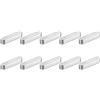 QUARKZMAN 10pz Chiave a Piuma Estremità Rotonda, 3x3x14mm Chiavette Elastiche Acciaio Inossidabile Professionale Chiavetta Parallela per Albero Trasmissione per Industria Meccanica Fissaggi