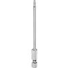 QUARKZMAN T9 Bit Torx di Sicurezza 1/4 Gambo Esagonale 4 Lungo Acciaio S2 Magnetica Antimanomissione Star Bits Cacciavite Testa Torx con Foro per Rimuovere Viti Fissaggio
