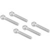 QUARKZMAN M5 X25mm Occhio Bullone Montaggio x 5pz 304 Acciaio Inossidabile per Valvole, Tubi, [Tono argento]