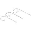 YOKIVE 1 Set Toilette Flapper Catena, 304 Acciaio Inossidabile Toilette Flapper Sostituzione Catena, Ottimo per Toilette Flappers (Argento, 3 Stili)