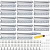 TTYSHIP® 14 Pezzi Push Pull per Ante, Apertura a Pressione per Ante con Cacciaviti, Chiusura Magnetica Push to Open per Mobili, Cassetti, Armadi