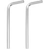 QUARKZMAN 2Pz Set di Chiavi a Brugola 3mm Chiave Torx Esagonali in Acciaio Inossidabile a Forma di L Metriche Set Attrezzi per Riparazioni Fai Da Te in Casa Biciclette e Motociclette