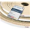 STEIGNER Guarnizione a spazzola autoadesiva beige 11 mm x 5 m - Guarnizione per finestre, porte e portefinestre - Isolamento acustico, protezione dal vento e dalla polvere