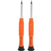 QUARKZMAN 2pz T3 Torx Mini Cacciavite 3mm Testa Torx 87mm Lunghezza per Riparazioni Piccoli Elettrodomestici, Arancione